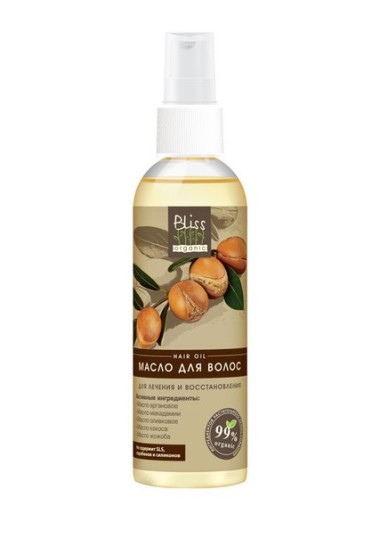 Bliss Organic Масло для волос Лечение и восстановление 110 мл — Makeup market