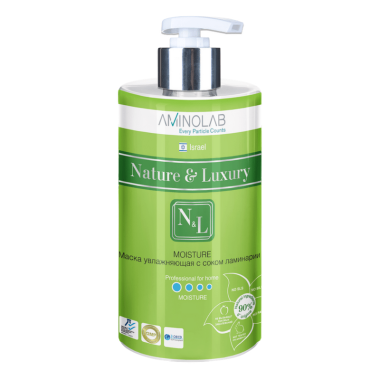 Nature&amp;Luxury Маска увлажняющая для волос с соком Ламинарии 460мл — Makeup market