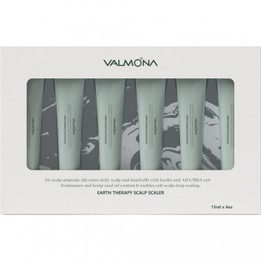 Valmona Сыворотка для кожи головы очищающая Earth therapy scalp scaler 15 мл 6 шт — Makeup market