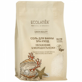 Ecolatier Organic Farm Green Соль для ванн SPA-уход Увлажнение и Молодость кожи 600 гр — Makeup market