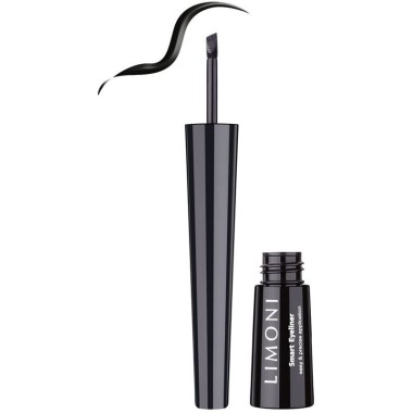 Limoni Подводка со скошенным аппликатором Smart EyeLiner 01 черная — Makeup market