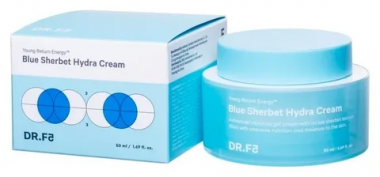 DR.F5 Крем-щербет для интенсивного увлажнения Blue sherbet hydra cream 50 мл — Makeup market