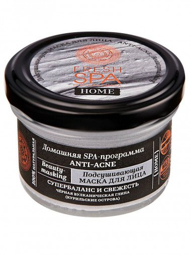 Натура Сиберика Fresh SPA Home Beauty-masking Маска подсушивающая для лица Anti-Acne 75 мл — Makeup market