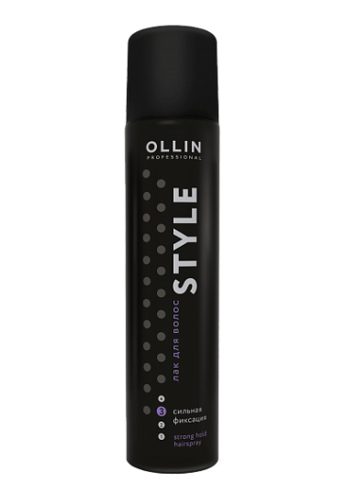 Ollin STYLE Лак для волос сильной фиксации 50мл — Makeup market