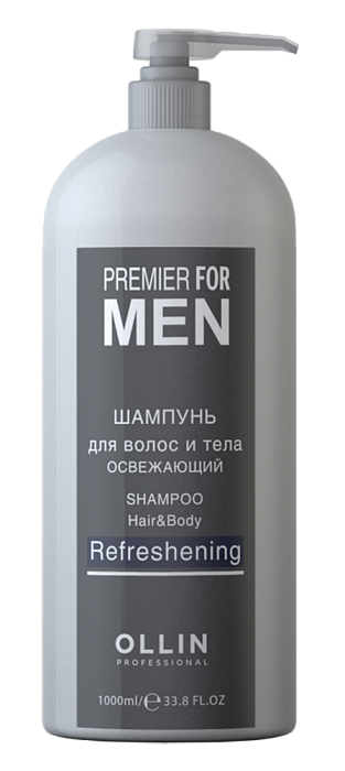 Ollin PREMIER FOR MEN Шампунь для волос и тела 1000мл — Makeup market