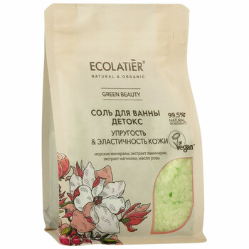 Ecolatier Organic Farm Green Соль для ванн Детокс Упругость и Эластичность кожи 600 гр — Makeup market