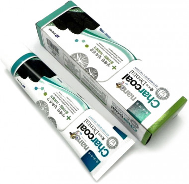 Hanil Nano Charcoal Dental Зубная паста с серебром и бамбуковым углем 180 гр — Makeup market
