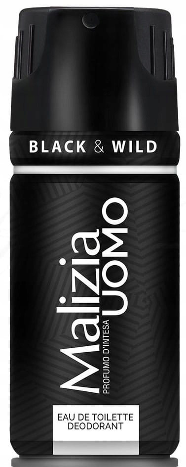 Malizia Дезодорант аэрозоль серия Uomo Malizia Black&amp;Wild 150 мл — Makeup market