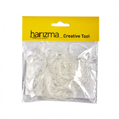 Harizma Резинки силиконовые для причесок диаметр 31 мм — Makeup market