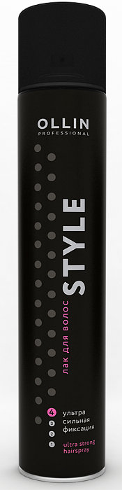 Ollin STYLE Лак для волос ультрасильной фиксации 500мл — Makeup market