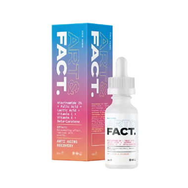 Art&amp;Fact Сыворотка для лица Витаминная Niacinamide 2% Folic Acid Lactic Acid Vitamin C Vitamin E 30 ml — Makeup market