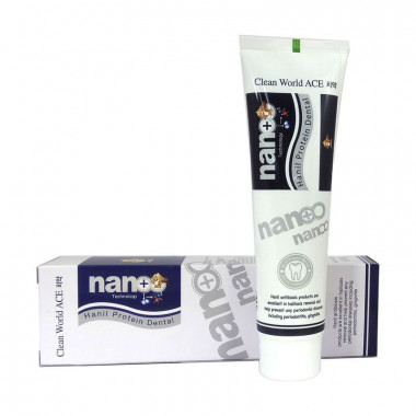 Hanil Зубная паста Nano Hanil с ионами серебра Clean World Ace 180 гр — Makeup market