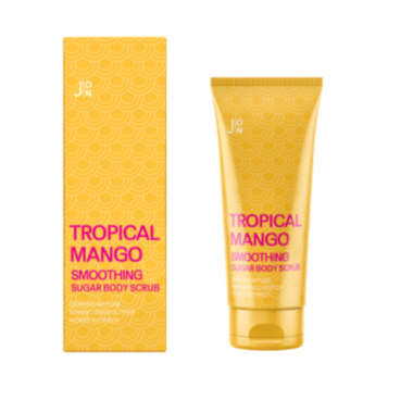 J:on Скраб для тела манго Tropical mango smoothing sugar body scrub 250 г — Makeup market
