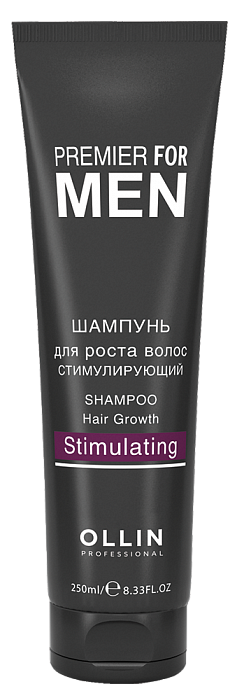 Ollin PREMIER FOR MEN Шампунь для роста волос стимулирующий 250мл — Makeup market