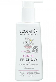 Ecolab Ecolatier Baby 3+ Гель для интимной гигиены Girts' Friendly 150 мл с дозатором — Makeup market