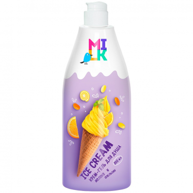 Милк Крем-гель для душа Молоко и Апельсин 800 мл — Makeup market