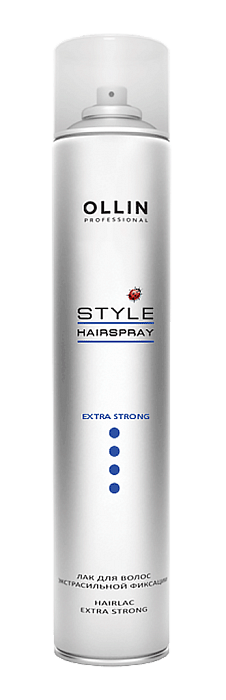 Ollin STYLE Лак для волос экстра-сильной фиксации 450мл — Makeup market