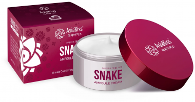 AsiaKiss Крем ампульный для лица со змеиным ядом Snake ampoule cream 50 мл — Makeup market