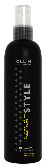 Ollin STYLE Лосьон-спрей для укладки волос средней фиксации 250мл — Makeup market