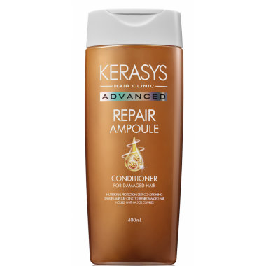 KeraSys Advanced Кондиционер для волос ампульный интенсивное восстановление с Кератиновыми ампулами 400 мл — Makeup market