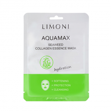 Limoni для лица Маска пакет восстанавливающая с экстрактом морских водорослей и коллагеном Seaweed Collagen 23 гр — Makeup market