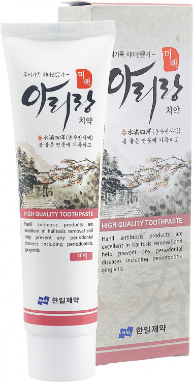 Hanil Arirang Whitened Toothpaste Зубная паста White + 150 гр — Makeup market