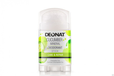 Crystal-Deonat Минеральный Дезодорант с экстрактом огурца стик вывинчивающийся twist-up 100 гр — Makeup market