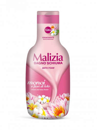 Malizia Fresca Vitalita Пена для душа и ванны монои и лотос Monoi&amp;Lotus Flower 1000 мл — Makeup market