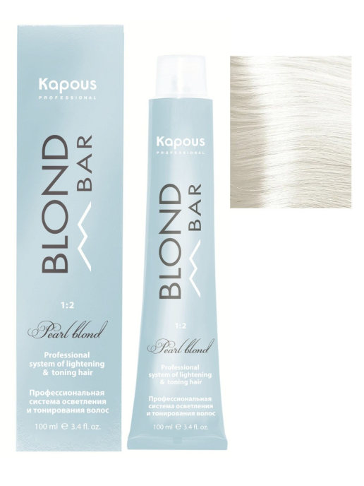 Крем-краска для волос professional kapous тонирующий серебро