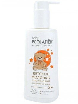 Ecolab Ecolatier Baby 3+ Молочко с Пантенолом Ежедневный уход 150 мл с дозатором — Makeup market