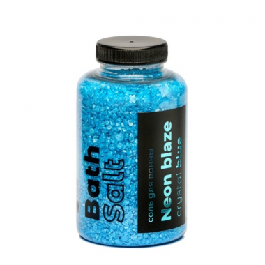 Fabrik cosmetology Соль для ванны Neon Blaze Crystal blue 500 гр — Makeup market