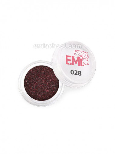 E.Mi. Пыль однотонная Металлик №028 — Makeup market
