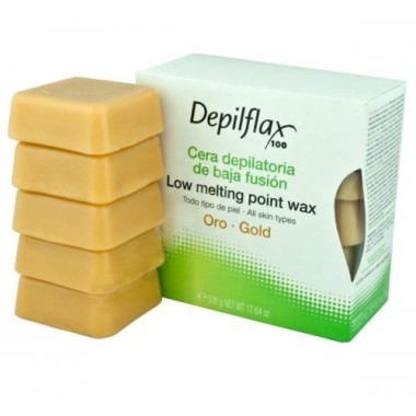 Depilflax Горячий воск 0.5 кг Золотой для любого типа кожи — Makeup market
