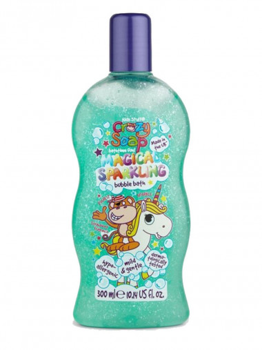 Kids Stuff Дети Пена Волшебная для ванны с мерцающими пузырьками 300 мл — Makeup market