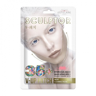Estelare Sculptor Маска-лифтинг тканевая 35+ гидрогелевая для V-line-зоны Профилактика старения 11 гр — Makeup market