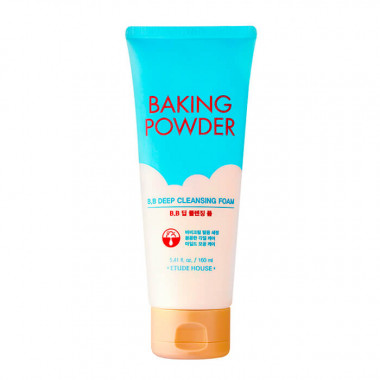 Etude House Пенка для умывания и глубокой очистки Baking Powder BB Deep Cleansing Foam 160 мл — Makeup market