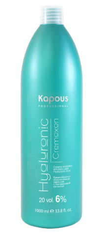 Kapous Кремообразная окислительная эмульсия Hyaluronic Cremoxon с Гиалуроновой кислотой 6% 1000мл — Makeup market