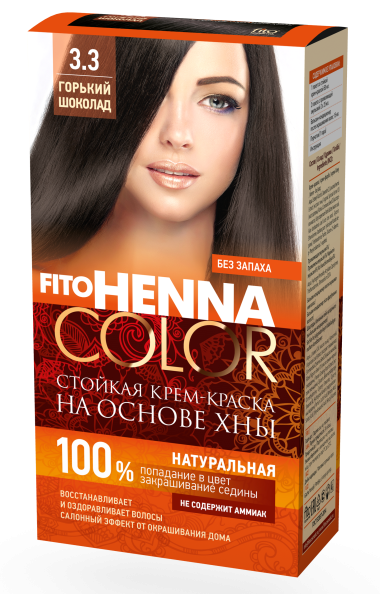 Фитокосметик Стойкая крем-краска для волос Henna Color 115 мл — Makeup market