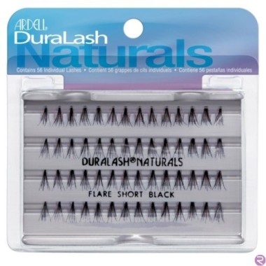 Ardell Duralash Naturals Knot-Free Flairs Short Black Пучки ресниц безузелковые короткие черные — Makeup market