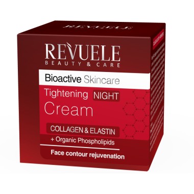 Revuele Bioactive Skincare Collagen&amp;Elastin Organic Phospholipids Подтягивающий крем для лица Ночь 50 мл — Makeup market