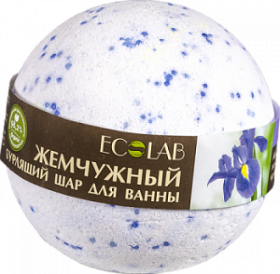 Ecolab Бурлящий шар для ванны "Ирис и Пассифлора" фото 1 — Makeup market