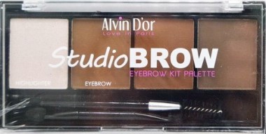 Alvin d'or Тени для бровей HD Hollywood 4 оттенка — Makeup market