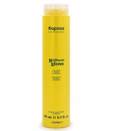 Kapous Блеск-шампунь для волос Brilliants gloss 250 мл — Makeup market