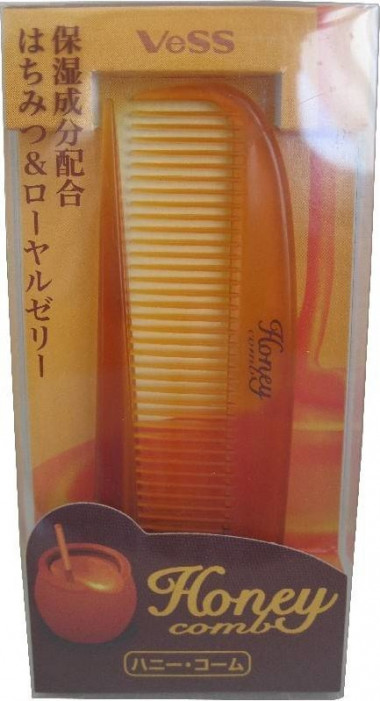 Vess Honey Brush Расческа для увлажнения и придания блеска волосам с мёдом и маточным молочком пчёл складная — Makeup market
