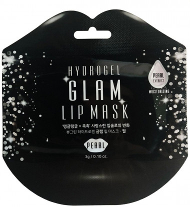 Rainbowbeauty Гидрогелевая маска для губ с экстрактом жемчуга Glam — Makeup market