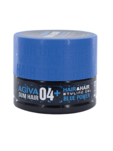 Agiva Hair Gum Blue Power 04+ Гель для укладки волос синяя банка 700 мл — Makeup market