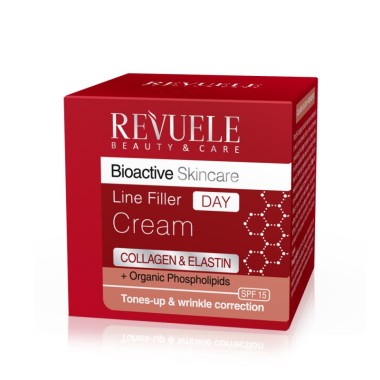 Revuele Bioactive Skincare Collagen&amp;Elastin Organic Phospholipids Интенсивный крем-филлер для лица День 50 мл — Makeup market
