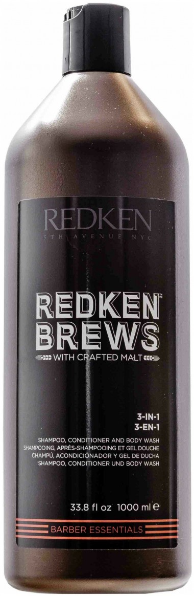 Redken Уход универсальный 3 в 1 Brews 1000 мл — Makeup market