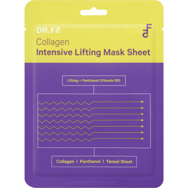 DR.F5 Маска лифтинг двойного действия с коллагеном Collagen intensive lifting mask sheet 23 мл — Makeup market