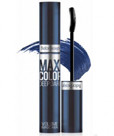 Belor Design Тушь для ресниц объемная Maxi Color Синяя — Makeup market